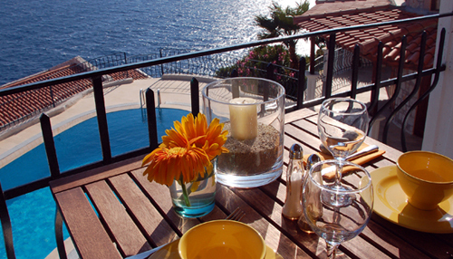 Photo: House and Pool of Villa Yakomoz, Seafront Holiday Home with Pool on the Peninsula of Kas at the Lycian Coast, the insider tip for your individual holidays in Turkey