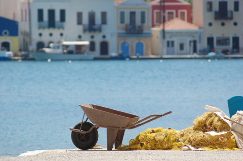 Photo: Transportation - Greek Island Kastellorizo (Meis) close to the Lycian Coast of Turkey