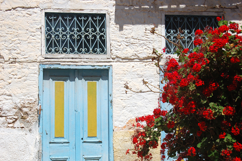 Photo: Colours at the Doorsill - Greek Island Kastellorizo (Meis) close to the Lycian Coast of Turkey