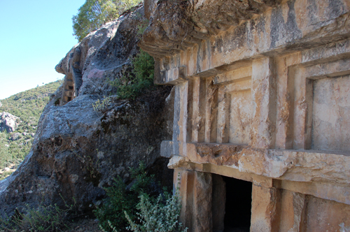 Photo: Pinara, Lycian Grave - Near the Turkish Mediterranean Sea