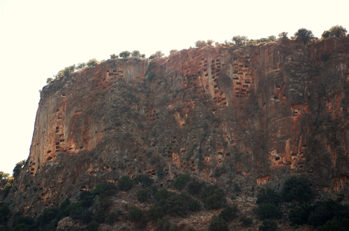 Photo: Pinara, Lycian Graves - Near the Turkish Mediterranean Sea