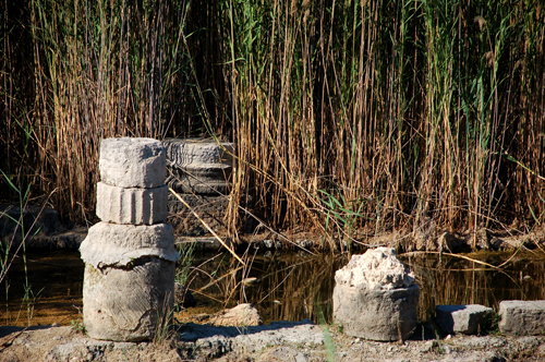 Photo: Letoon, Reed - Ancient Town Letoon near the Turkish Mediterranean Sea
